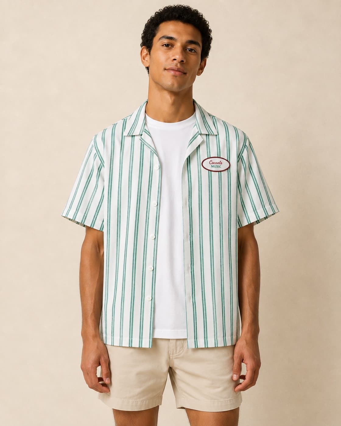 Bear's striped shirt